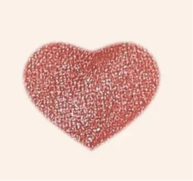 Heart stamp blush (Bossy)