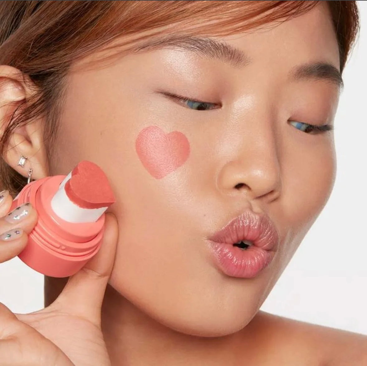 Heart stamp blush (Bossy)