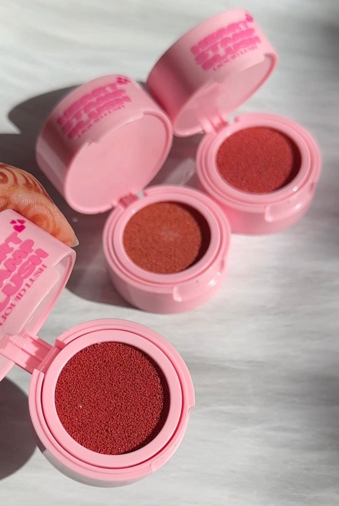 Heart stamp blush (Bossy)