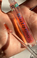 Peach crystal lip jelly